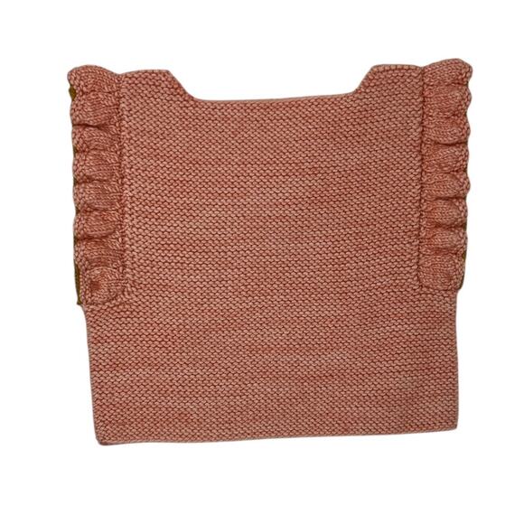 Misha & Puff Fiora Vest | Grapefruit | Girls 3-4 | NWT | Hand-Knit *READ* - Picture 1 of 6